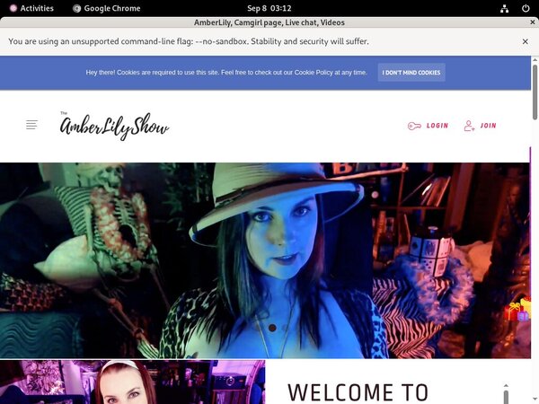 Amberlilyshow.com Yearly Membership