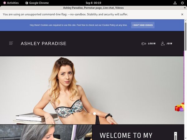 Ashley Paradise Free Scene