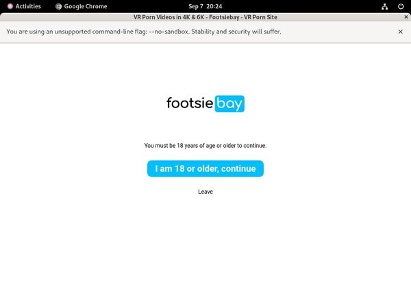 Bay Footsie Porn