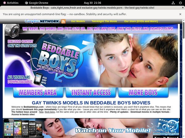 Beddable Boys ??? Beddable Boys ???