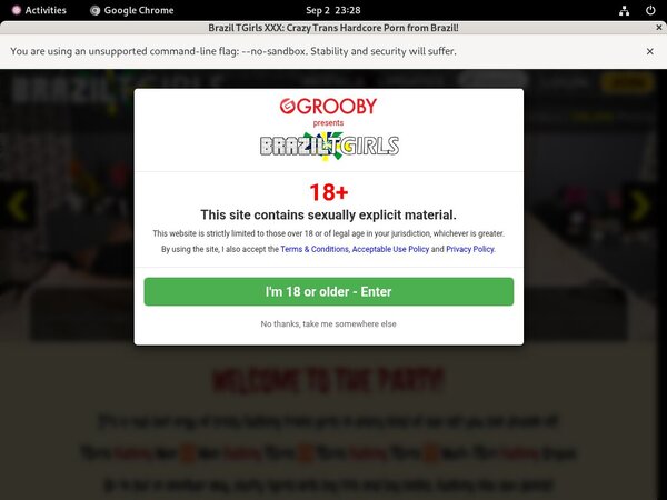 Brazil TGirls XXX Bankeinzug