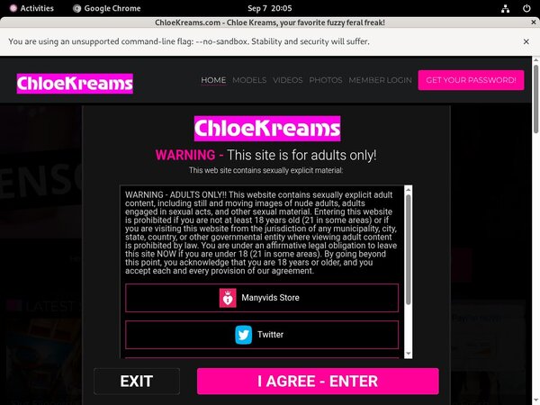 Chloe Kreams Free Trial Option