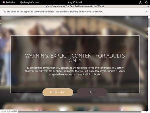 Class-3some.com Website Accounts
