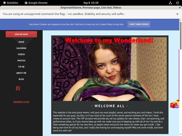 Empressvivianne.modelcentro.com Join Via Paypal