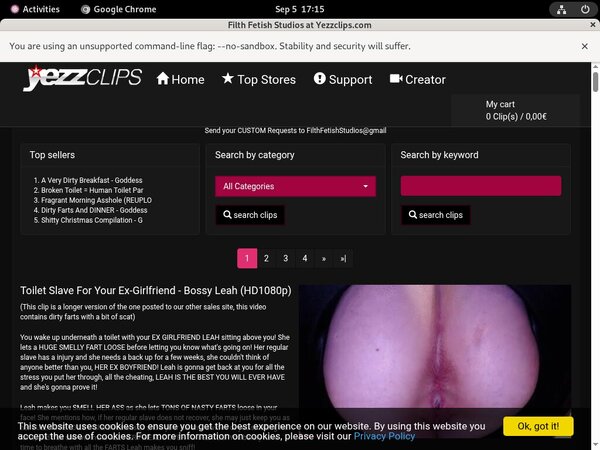 FilthFetishStudios Yearly Membership