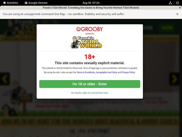 Franks T-Girl World Xxx Passwords