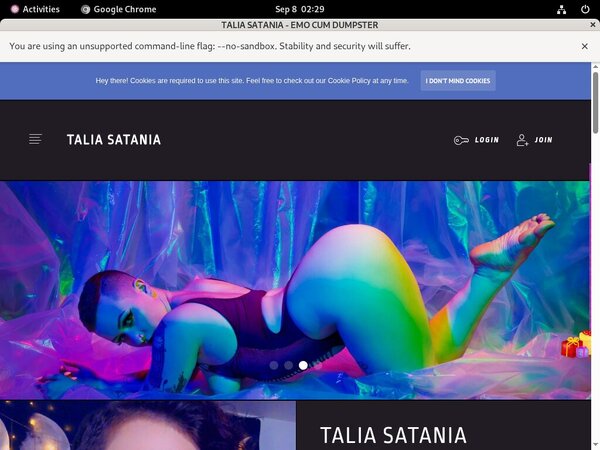 Free Account Of Talia Satania