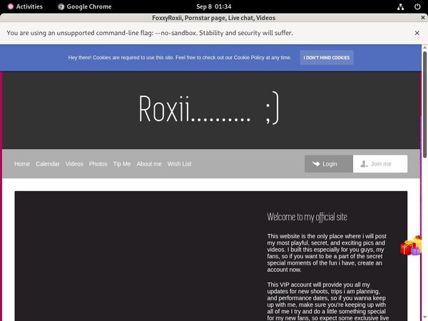 Free Accounts In FoxxyRoxii Free Accounts In FoxxyRoxii