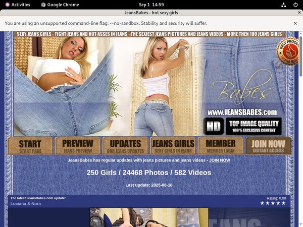 Free Jeans Babes Premium Accounts