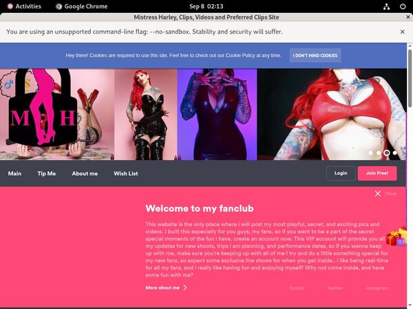 Free Premium Mistress Harley