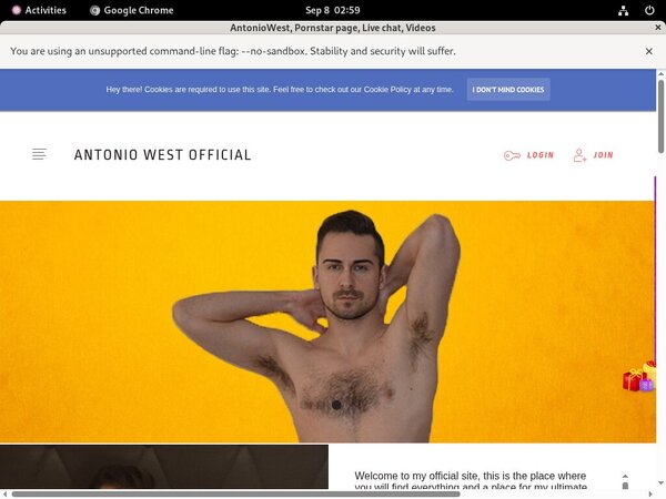 Get Inside Antoniowestofficial.com