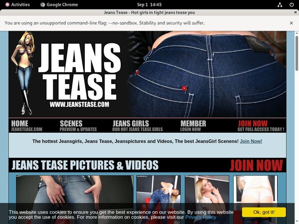 Jeanstease.com With Free Trial