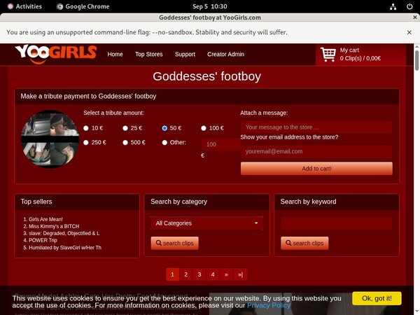 Join Footboy Goddesses Free