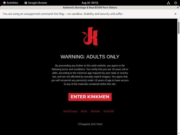 Kinkmen.com Credit Card