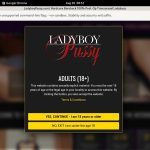 Ladyboy Pussy Logins