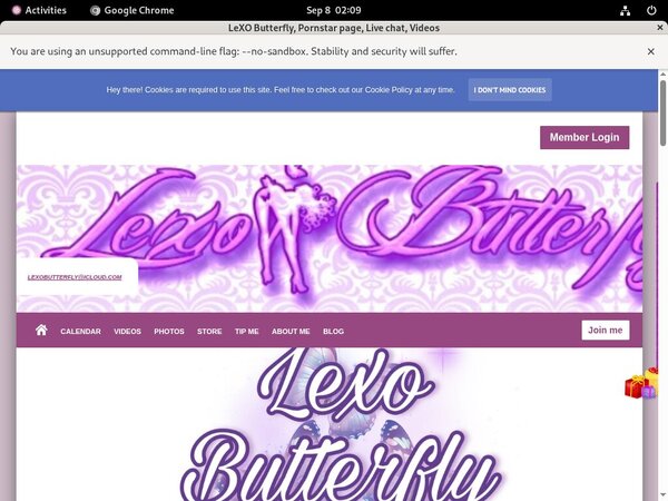 Lexobutterflyxxx.com Trial Login