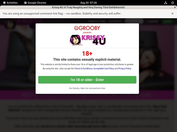 Log In Krissy 4 U