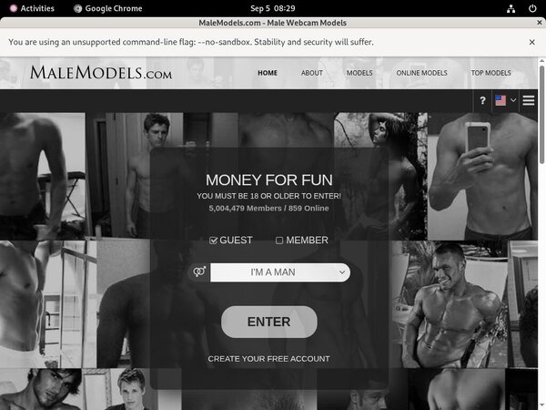 Male Models Logins For Free