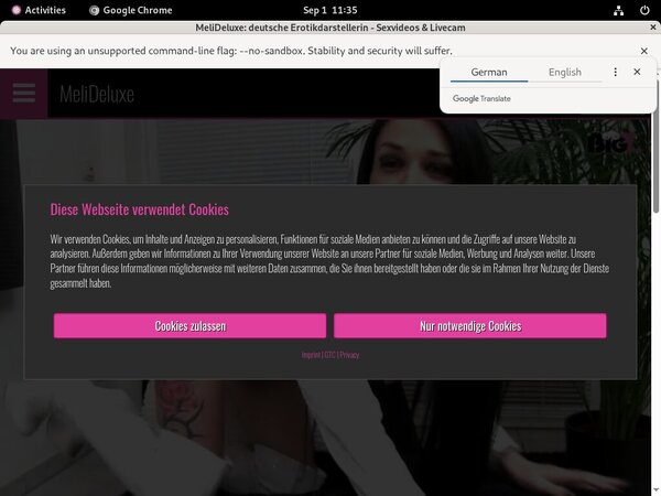 Meli Deluxe Order Page