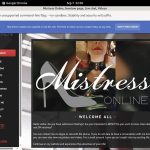 MistressOnline Discount MistressOnline Discount