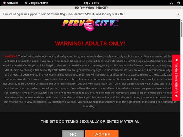 Pervcity.com Limited Offer Pervcity.com Limited Offer