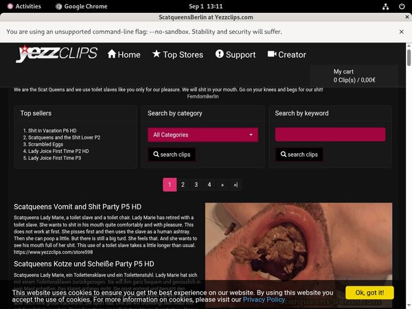 Scat Queens Berlin Password Dump
