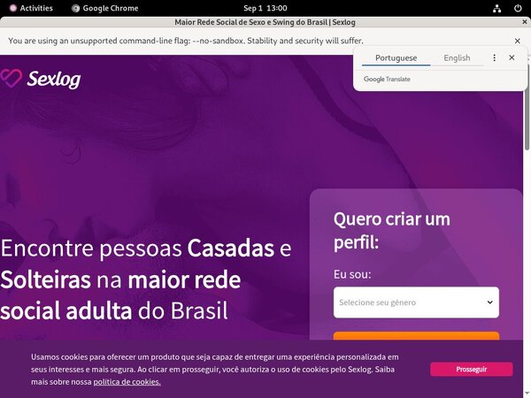 Sexlog.com Discount Registration