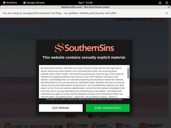 Southernsins Premium Password