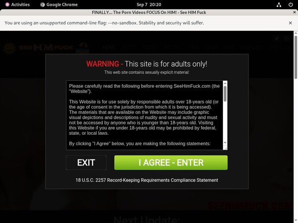 Special See Him Fuck Free Trial