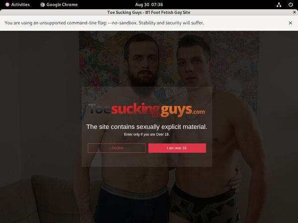 Toe Sucking Guys Free App