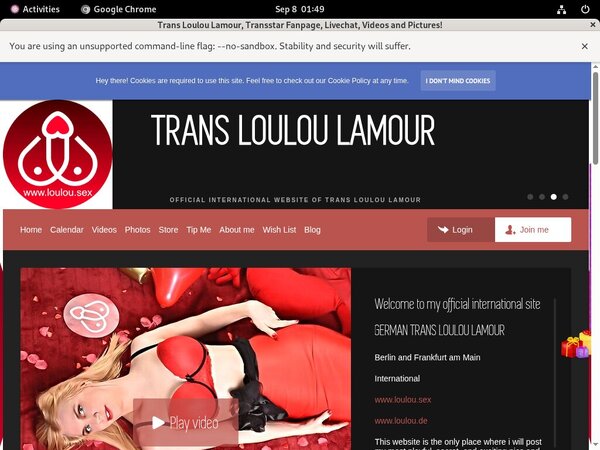 Trans Loulou Lamour Account 2015 Trans Loulou Lamour Account 2015