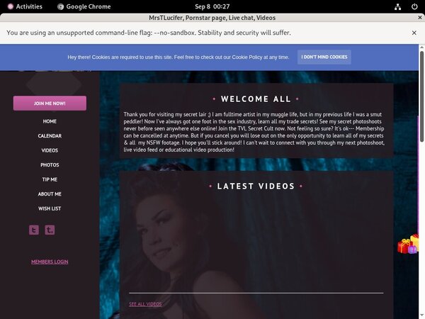 Trixievonlucifer.modelcentro.com Free Trial Password