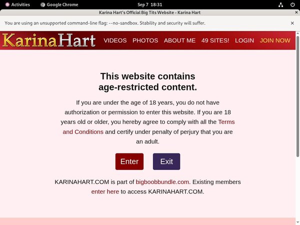 Try Karina Hart Discount