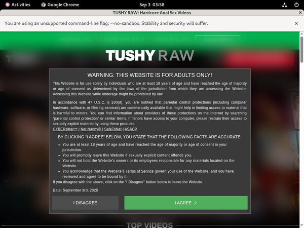 Tushyraw.com $1 Trial