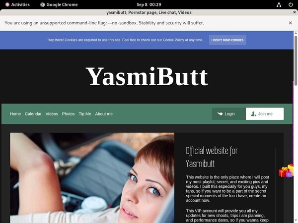 Yasmibutt.modelcentro.com Com Paypal