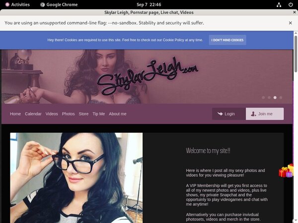 Login To Skylar Leigh Free